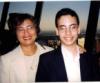 Sarah Huertas, MD and son in 2000